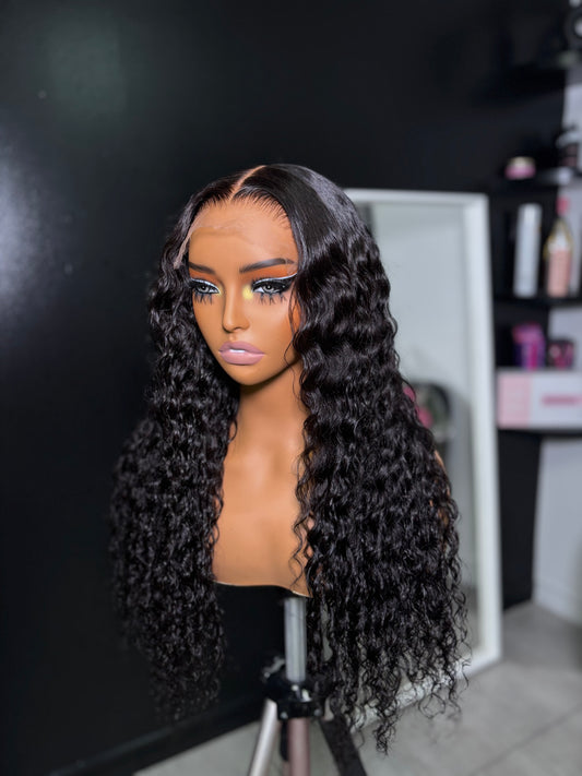 Italian Curly 5x5 Closure Wig