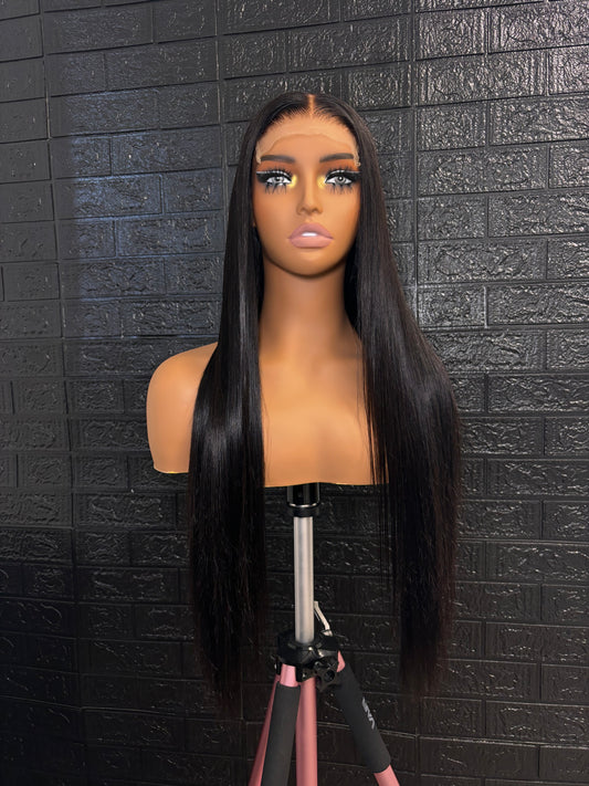 Straight 5x5 Closure Wig